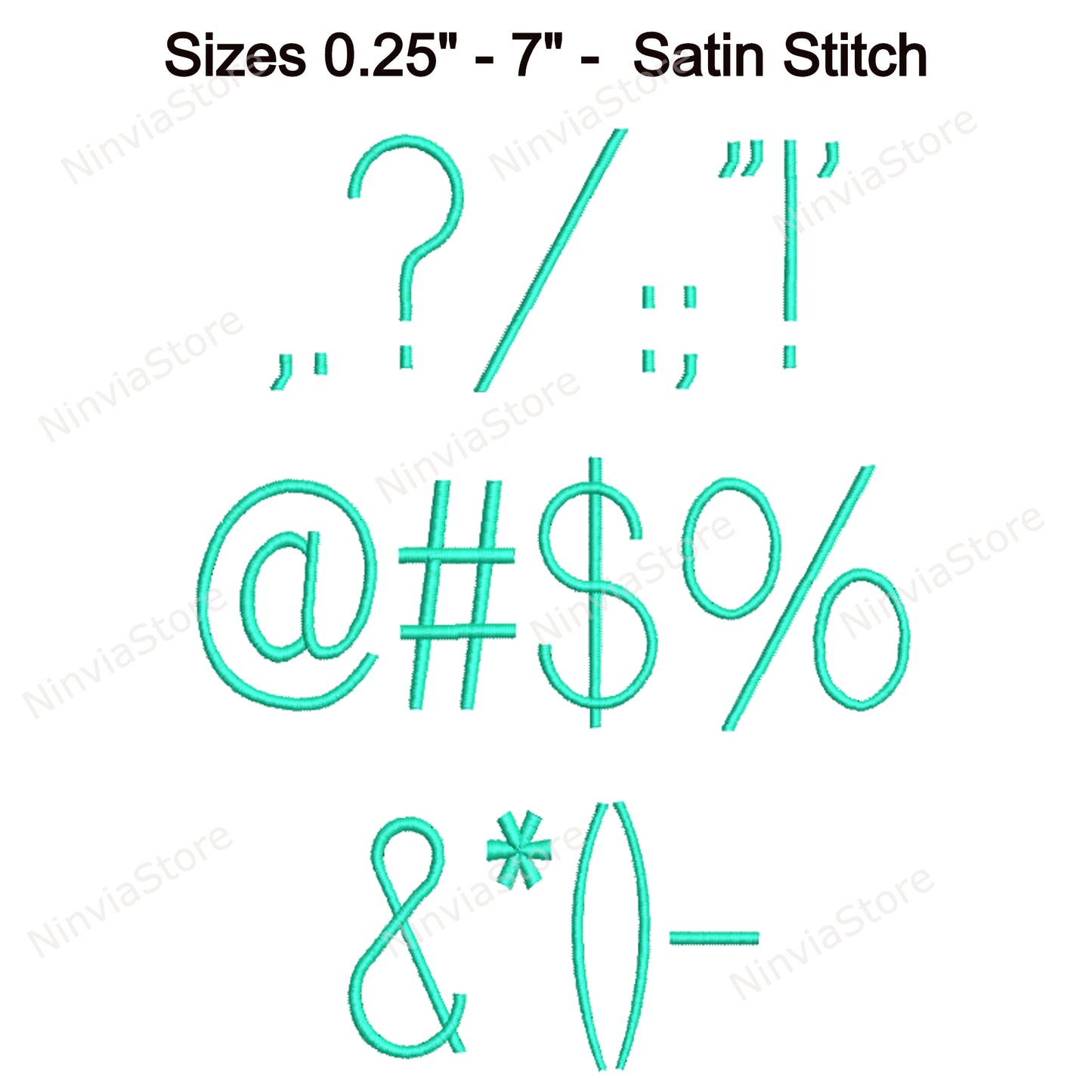 Slim Block Machine Embroidery Font, 15 sizes, 8 formats, BX Font, PE font, Monogram Alphabet Embroidery Designs
