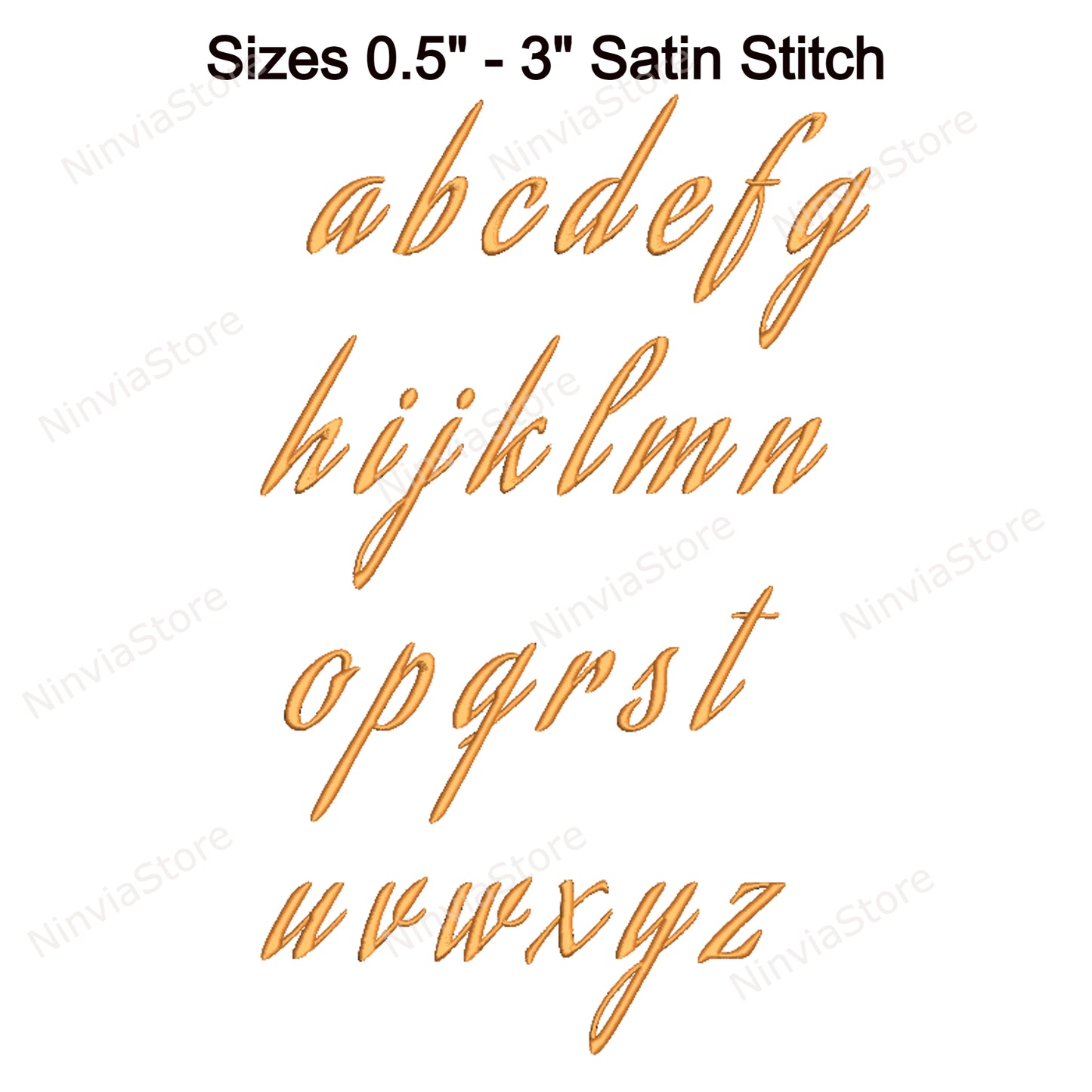Spiky Script Maschinenstickschrift, 14 Größen, 8 Formate, BX-Schriftart, PE-Schriftart, Monogramm-Alphabet-Stickmotive