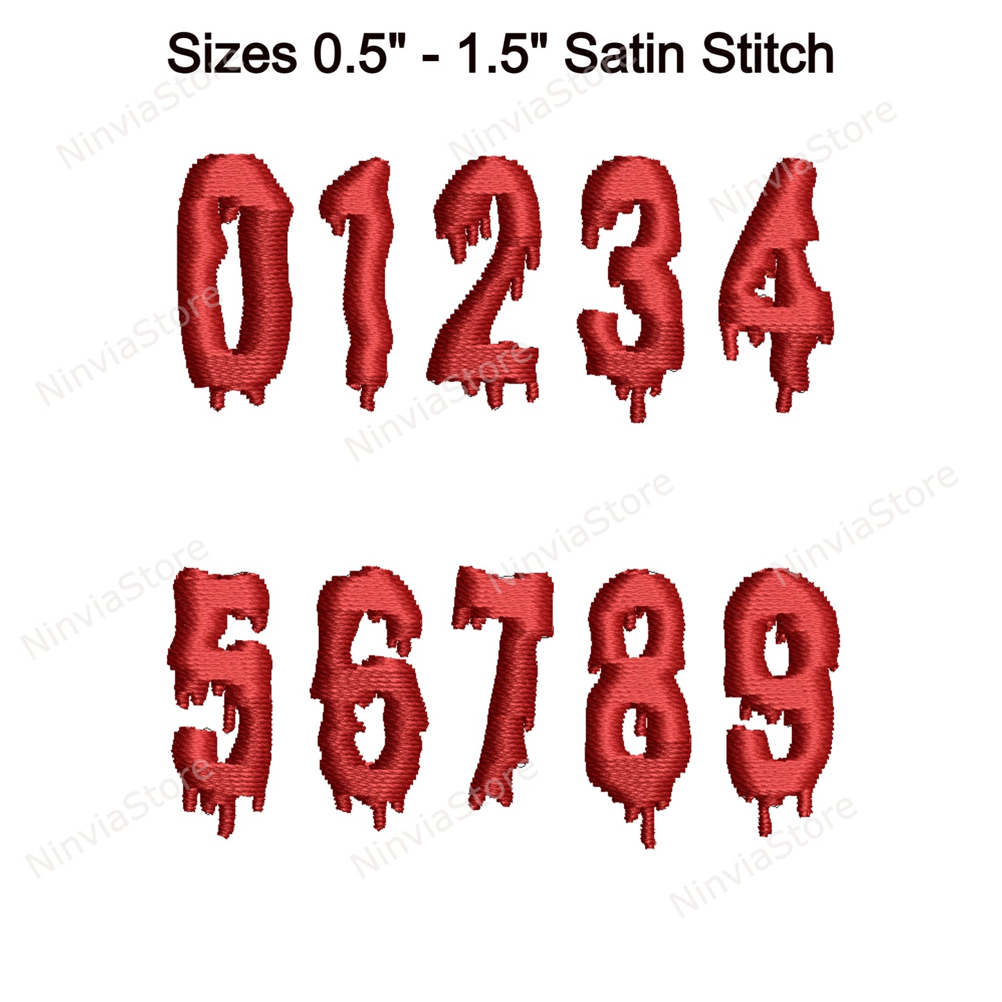 Gruselige Maschinenstickschrift, 14 Größen, 8 Formate, Halloween BX-Schriftart, PE-Schriftart, Monogramm-Alphabet-Stickmotive