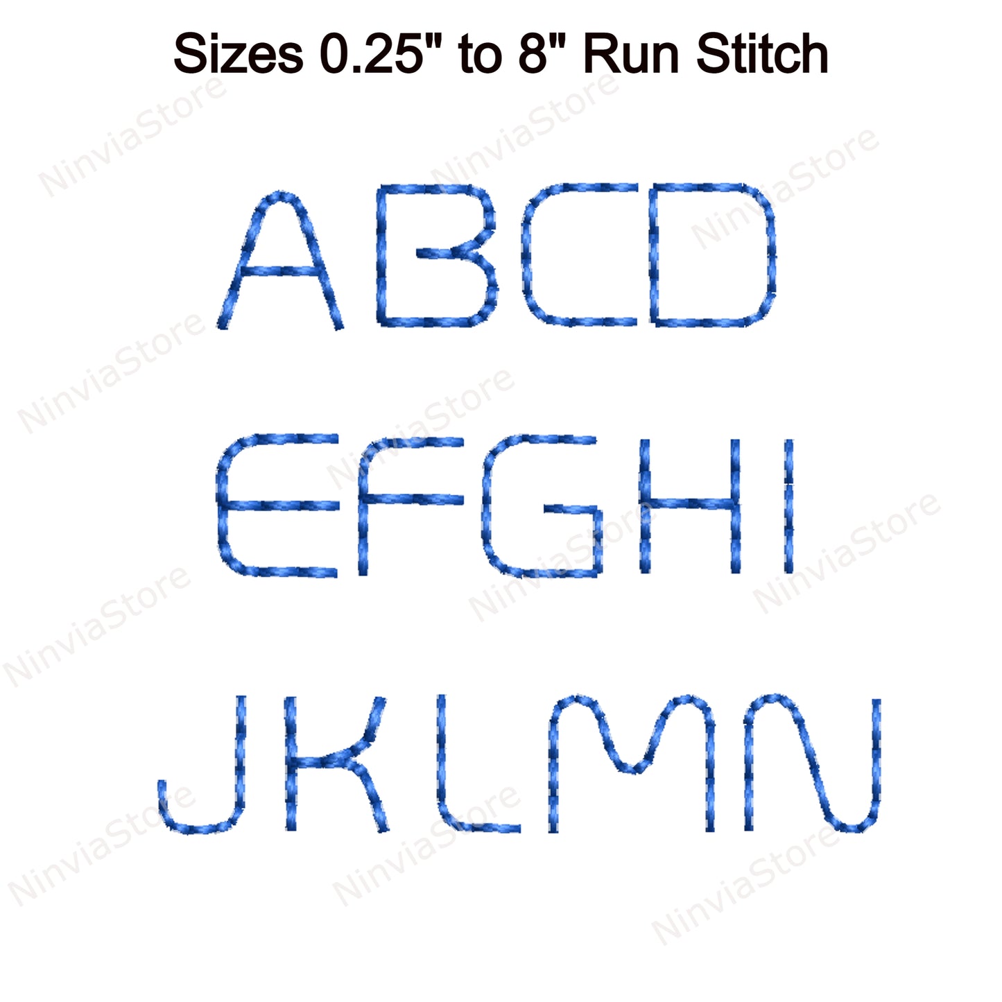 Police de broderie machine Sports Bean Stitch, 15 tailles, 8 formats, police Run Stitch BX, police PE, motifs de broderie Monogram Alphabet