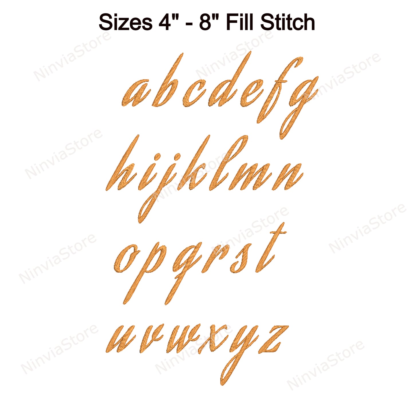 Spiky Script Maschinenstickschrift, 14 Größen, 8 Formate, BX-Schriftart, PE-Schriftart, Monogramm-Alphabet-Stickmotive