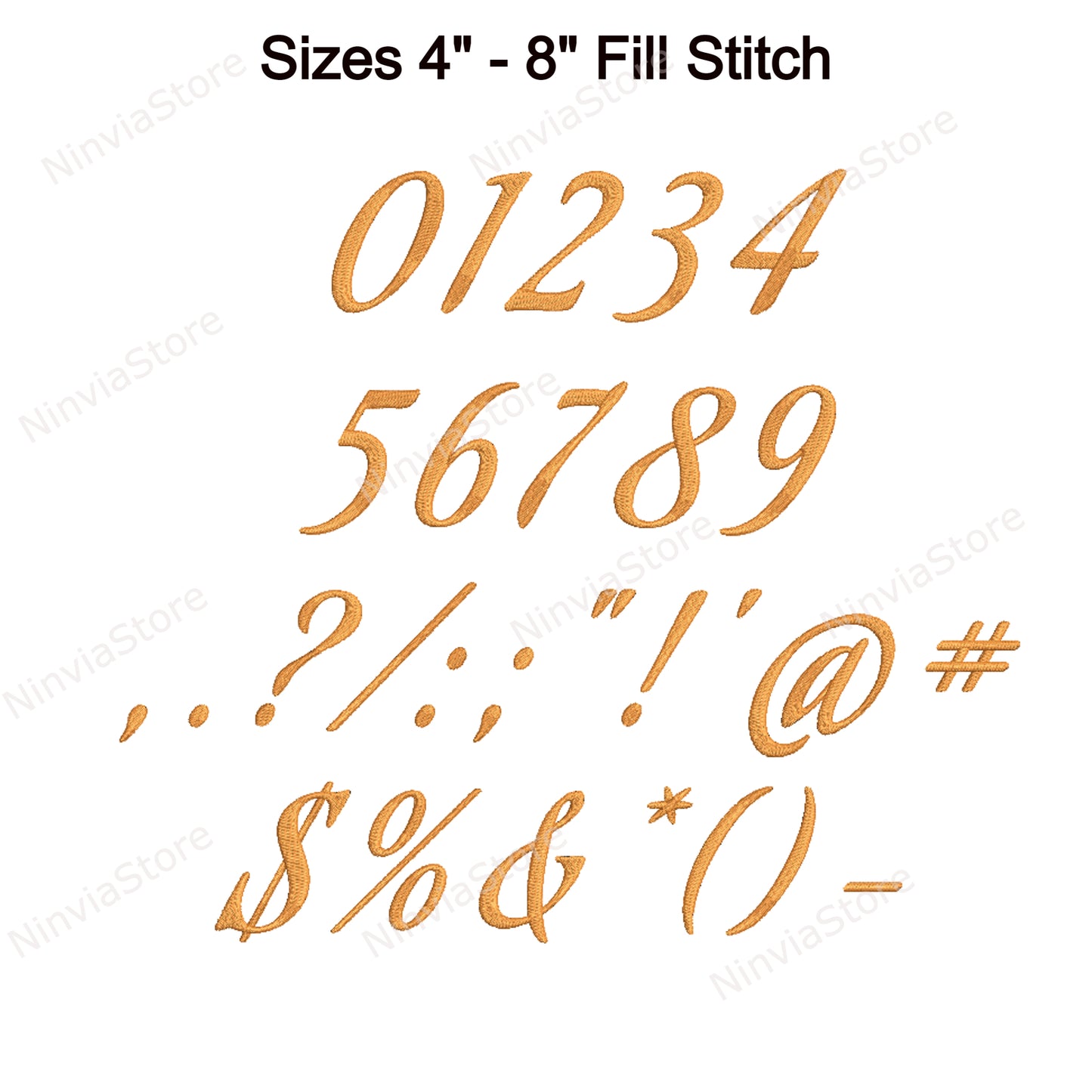 Spiky Script Maschinenstickschrift, 14 Größen, 8 Formate, BX-Schriftart, PE-Schriftart, Monogramm-Alphabet-Stickmotive