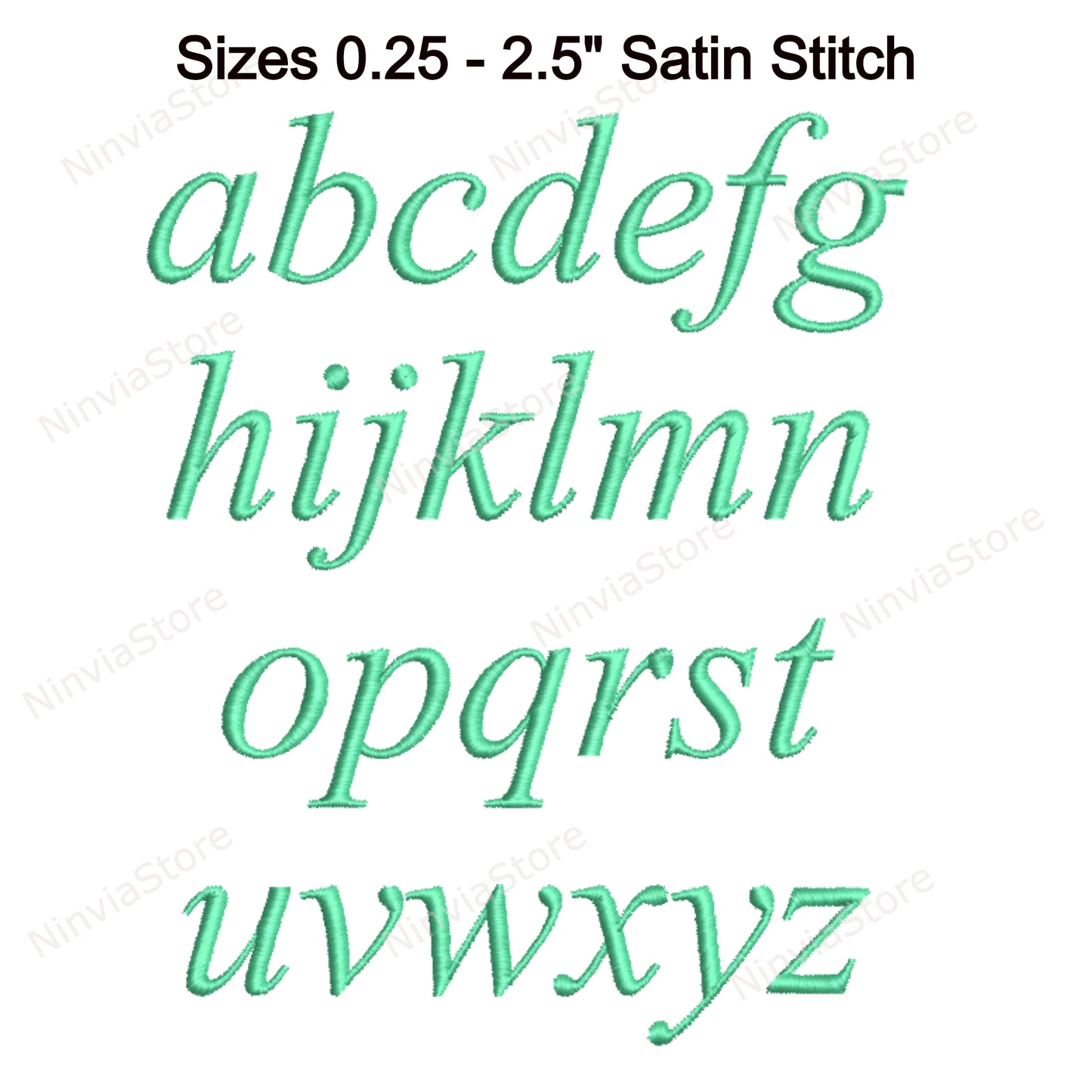 Times Roman Italic Maschinenstickschrift, 15 Größen, 8 Formate, BX-Schriftart, PE-Schriftart, Monogramm-Alphabet-Stickmotive