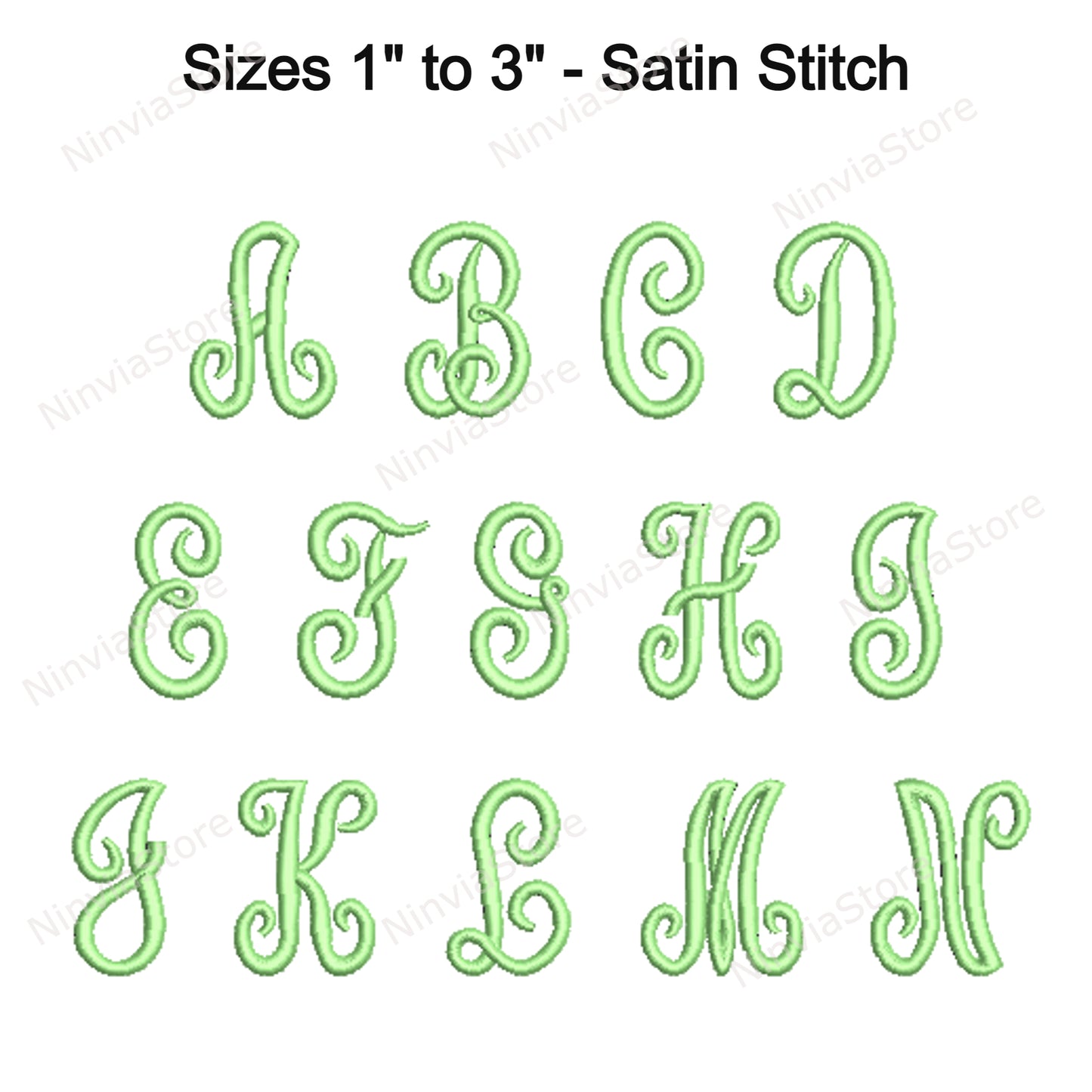 Fischschwanz-Maschinenstickschrift, 15 Größen, 8 Formate, Halloween BX-Schriftart, PE-Schriftart, Monogramm-Alphabet-Stickmotive