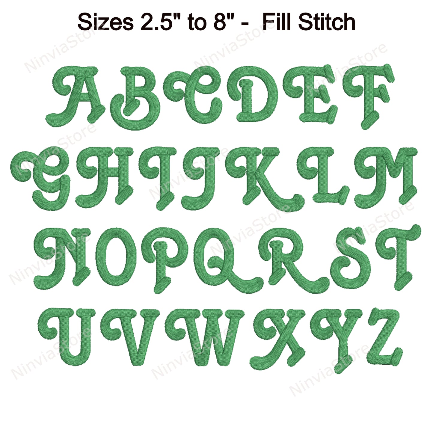 Spring Wood Machine Embroidery Font, 15 sizes, 8 formats, BX Font, PE font, Monogram Alphabet Embroidery Designs