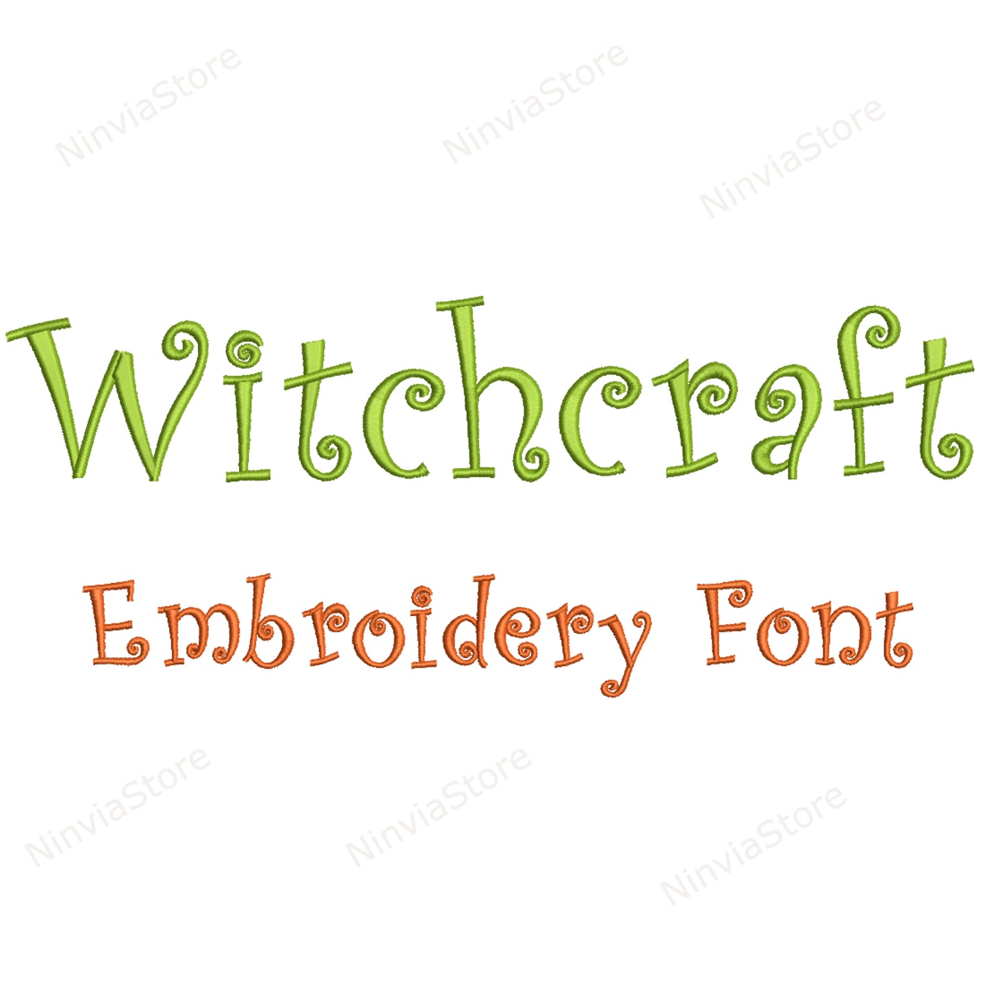 Witchcraft Machine Embroidery Font, 15 sizes, 8 formats, Halloween BX Font, PE font, Curlz Monogram Alphabet Embroidery Designs