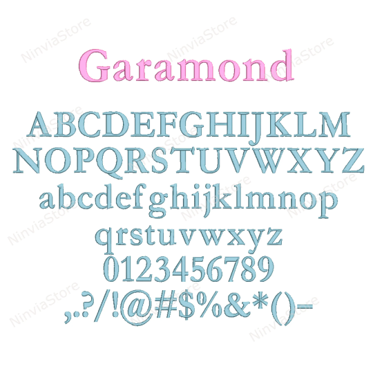 10 VIP Embroidery Fonts Bundle, Alphabet Embroidery Design, Machine Embroidery Font VIP, Monogram Font