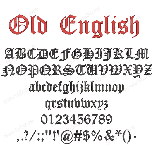 10 VIP Embroidery Fonts Bundle, Alphabet Embroidery Design, Machine Embroidery Font VIP, Monogram Font