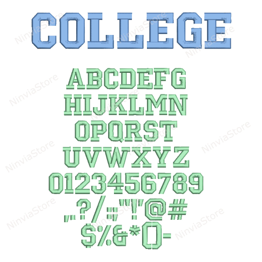 10 VIP Embroidery Fonts Bundle, Alphabet Embroidery Design, Machine Embroidery Font VIP, Monogram Font