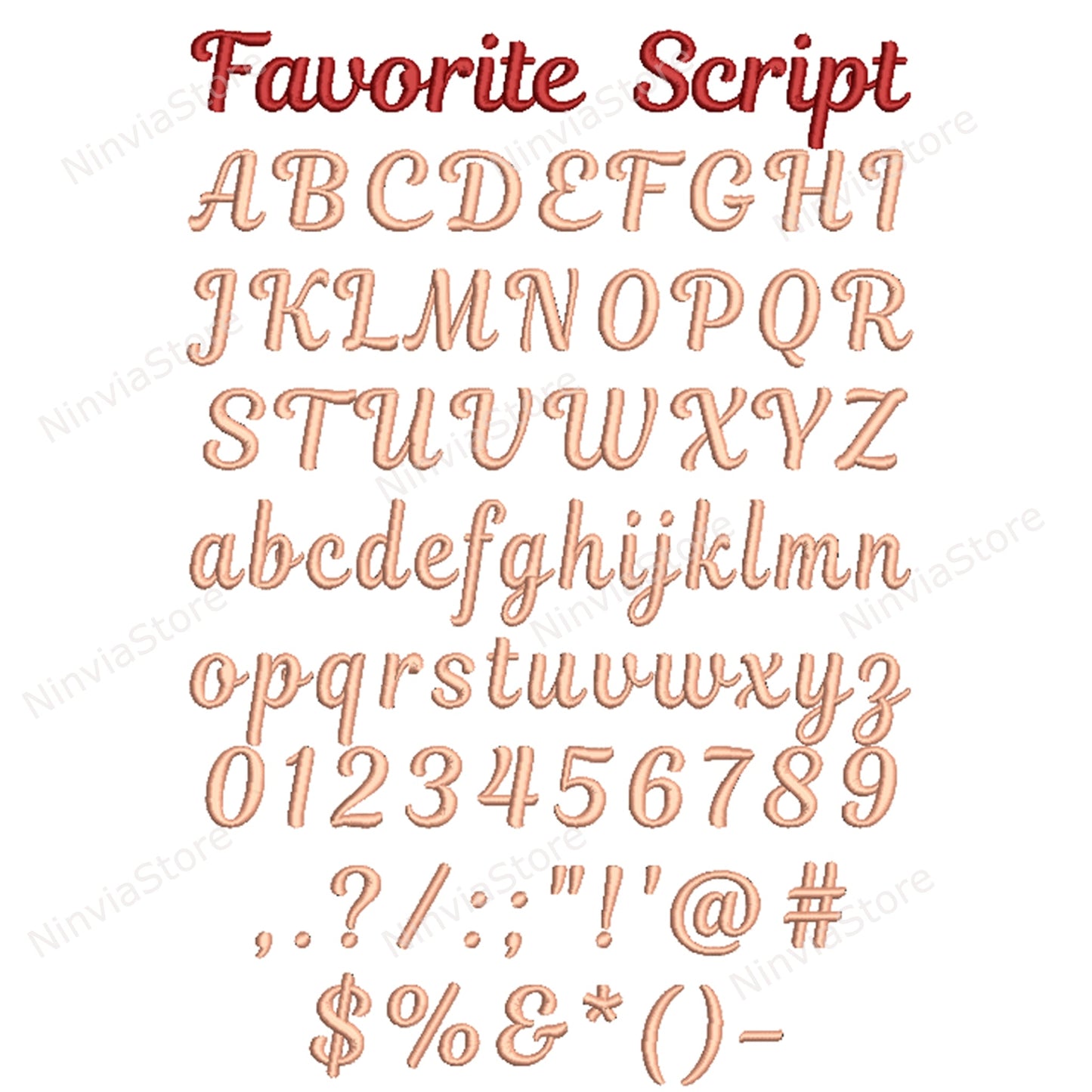 10 VP3 Embroidery Script Fonts Bundle, Machine Embroidery Font VP3, Cursive Alphabet Embroidery Design, Monogram Font