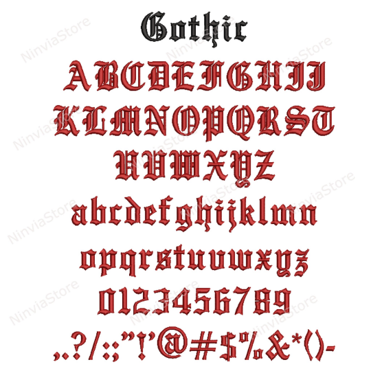 10 VIP Embroidery Fonts Bundle, Alphabet Embroidery Design, Machine Embroidery Font, Monogram Font VIP