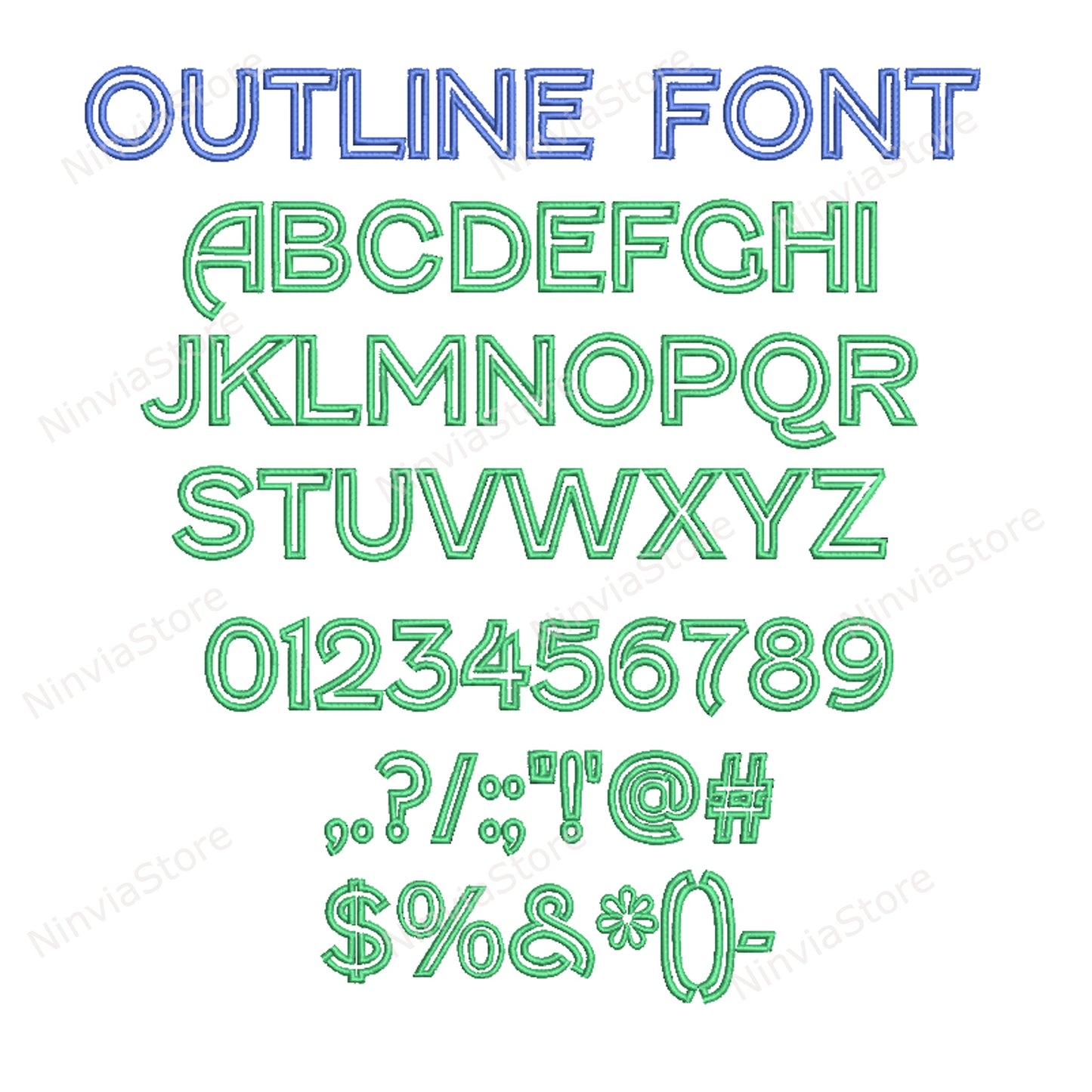 10 VIP Embroidery Fonts Bundle, Alphabet Embroidery Design, Machine Embroidery Font, Monogram Font VIP