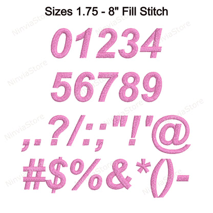 Arial Bold Italic Machine Embroidery Font, 15 tailles, 8 formats, police BX, police PE, Monogram Alphabet Broderie Designs