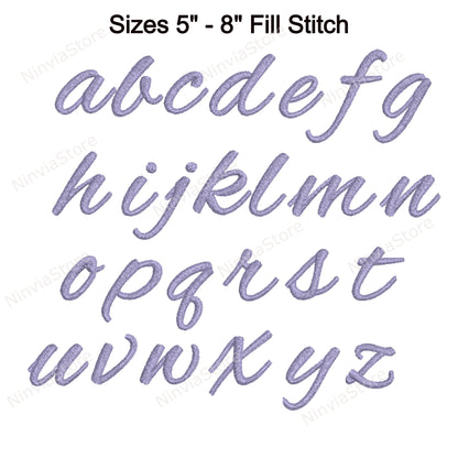 Alexandra Script Machine Embroidery Font, 14 sizes, 8 formats, BX Font, PE font, Monogram Alphabet Embroidery Designs