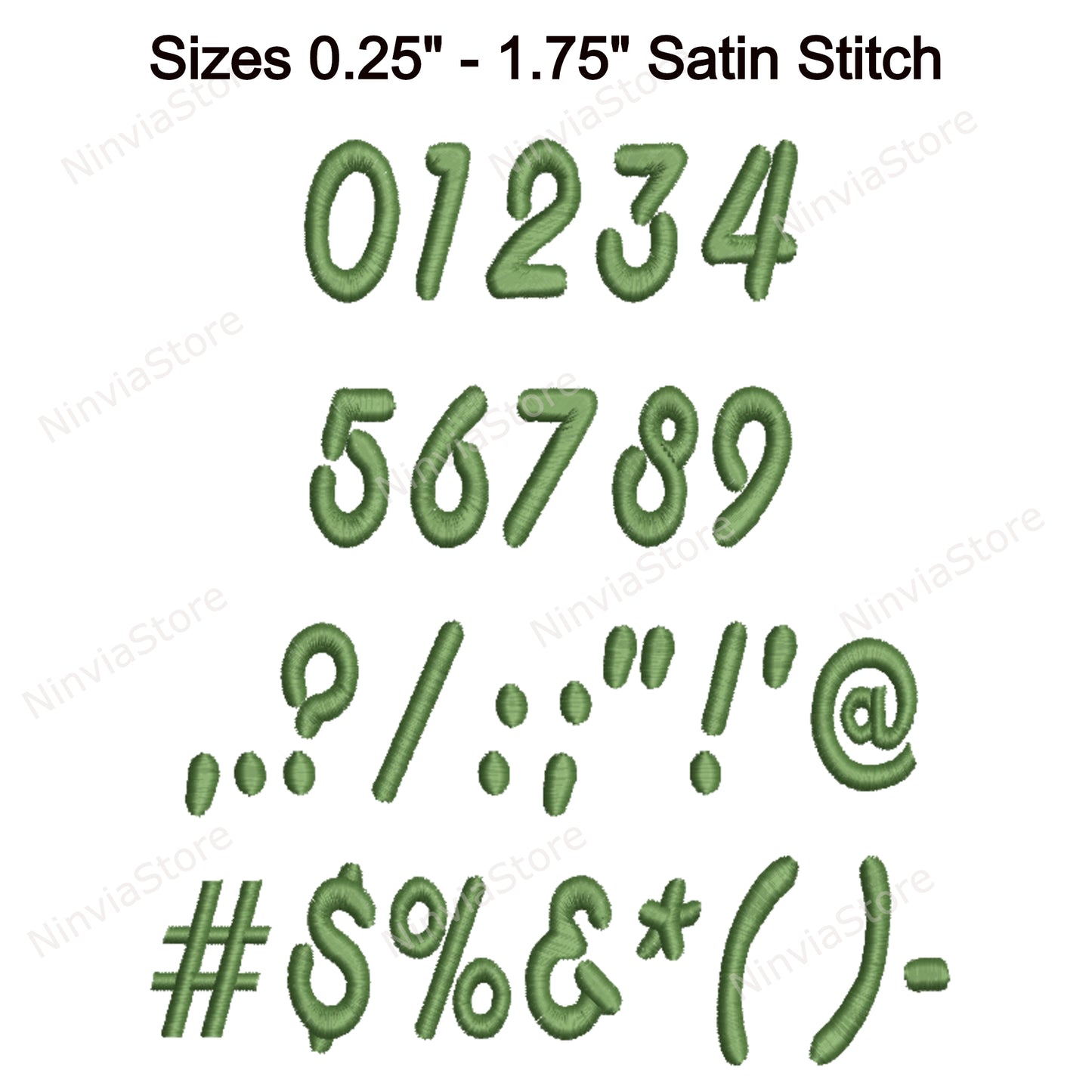 Anaconda Script Machine Embroidery Font, 15 sizes, 8 formats, BX font