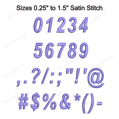 Arial Narrow Bold Italic Machine Embroidery Font, 15 tailles, 8 formats, police BX, police PE, Monogram Alphabet Broderie Designs