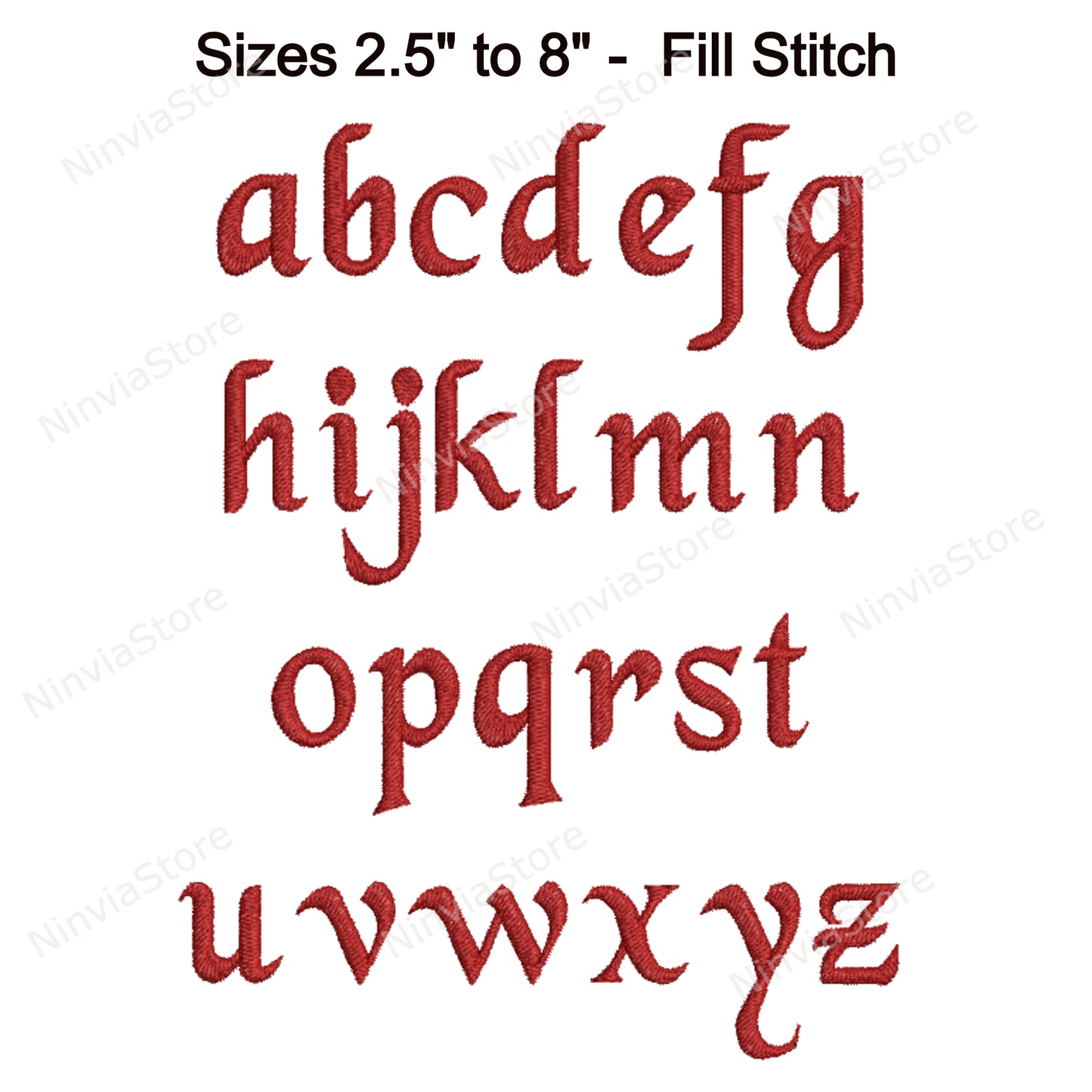 Arabique Machine Embroidery Font, 15 sizes, 8 formats, BX Font, PE font, Monogram Alphabet Embroidery Designs