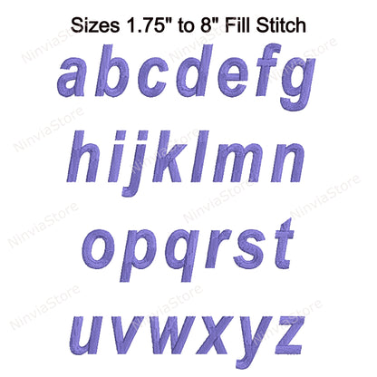 Arial Narrow Bold Italic Machine Embroidery Font, 15 tailles, 8 formats, police BX, police PE, Monogram Alphabet Broderie Designs