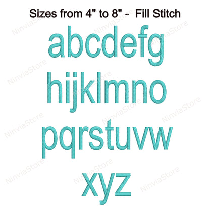 Arial Narrow Machine Embroidery Font, 15 sizes, 8 formats, BX Font, PE font, Monogram Alphabet Embroidery Design