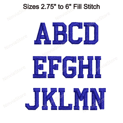 Police de broderie machine Fishtail, 15 tailles, 8 formats, police Halloween BX, police PE, motifs de broderie Monogram Alphabet