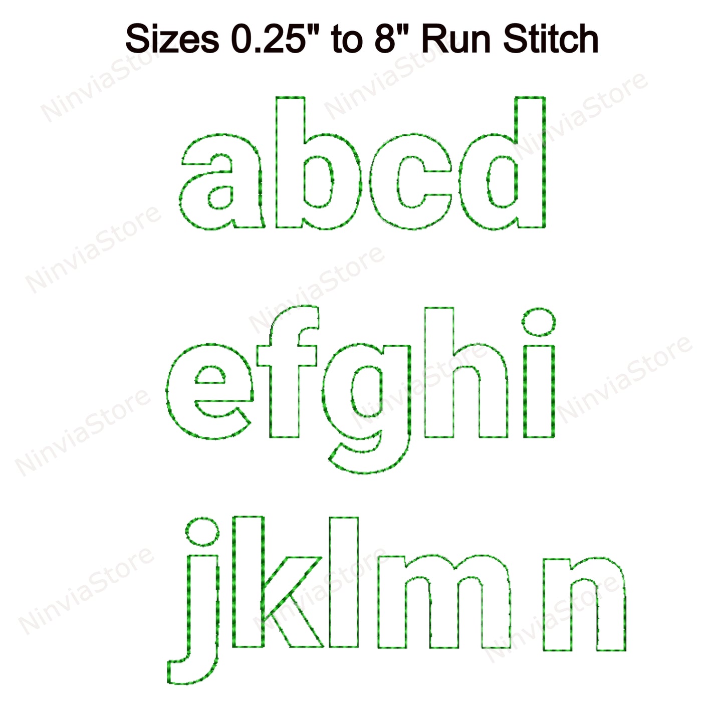 Block Outline Bean Stitch Machine Embroidery Font, 15 tailles, 8 formats, Run Stitch Block BX Font, police PE, Monogram Alphabet Broderie Designs