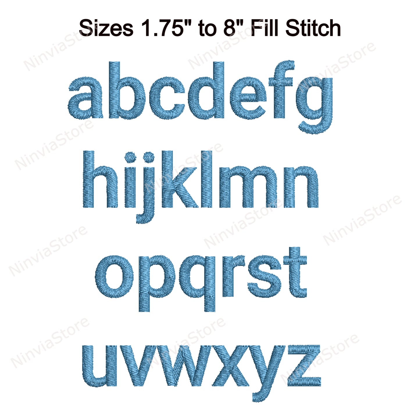 Block Medium Machine Embroidery Font, 15 tailles, 8 formats, police BX, police PE, Monogram Alphabet Broderie Designs