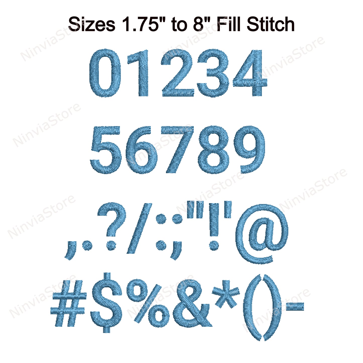 Block Medium Machine Embroidery Font, 15 sizes, 8 formats, BX Font, PE font, Monogram Alphabet Embroidery Designs