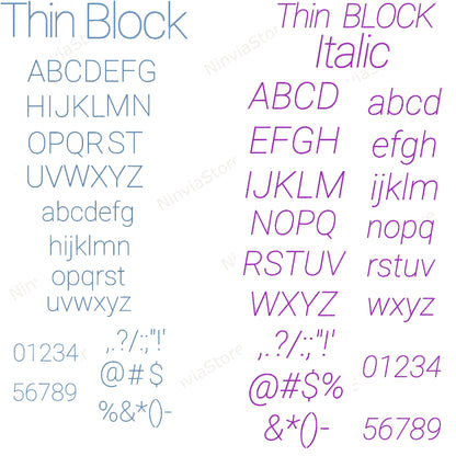 15 VP3 Block Embroidery Fonts Bundle, Alphabet Embroidery Design, Block Machine Embroidery Font VP3, Monogram Font