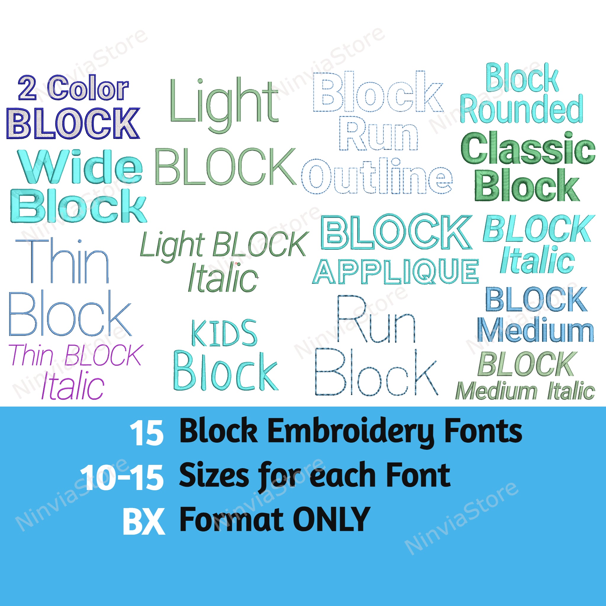 Computer Machine Embroidery Font Unique Machine Embroidery Fonts and Designs by NinviaStore