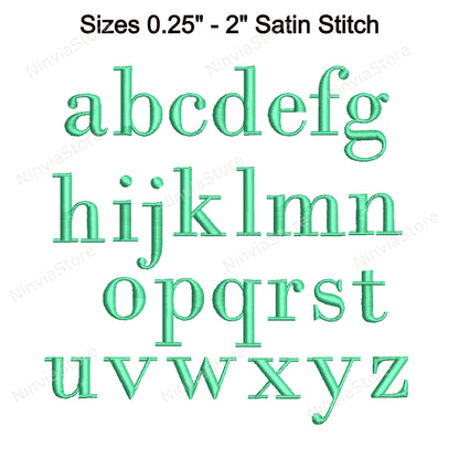 Bodoni Machine Embroidery Font, 15 sizes, 8 formats, BX Font, PE font, Monogram Alphabet Embroidery Designs