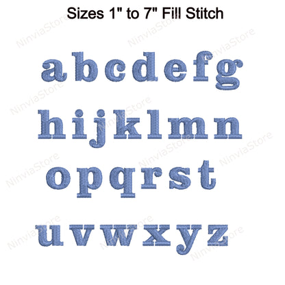 Bold Serif Machine Embroidery Font, 15 sizes, 8 formats, BX Font, PE font, Monogram Alphabet Embroidery Designs