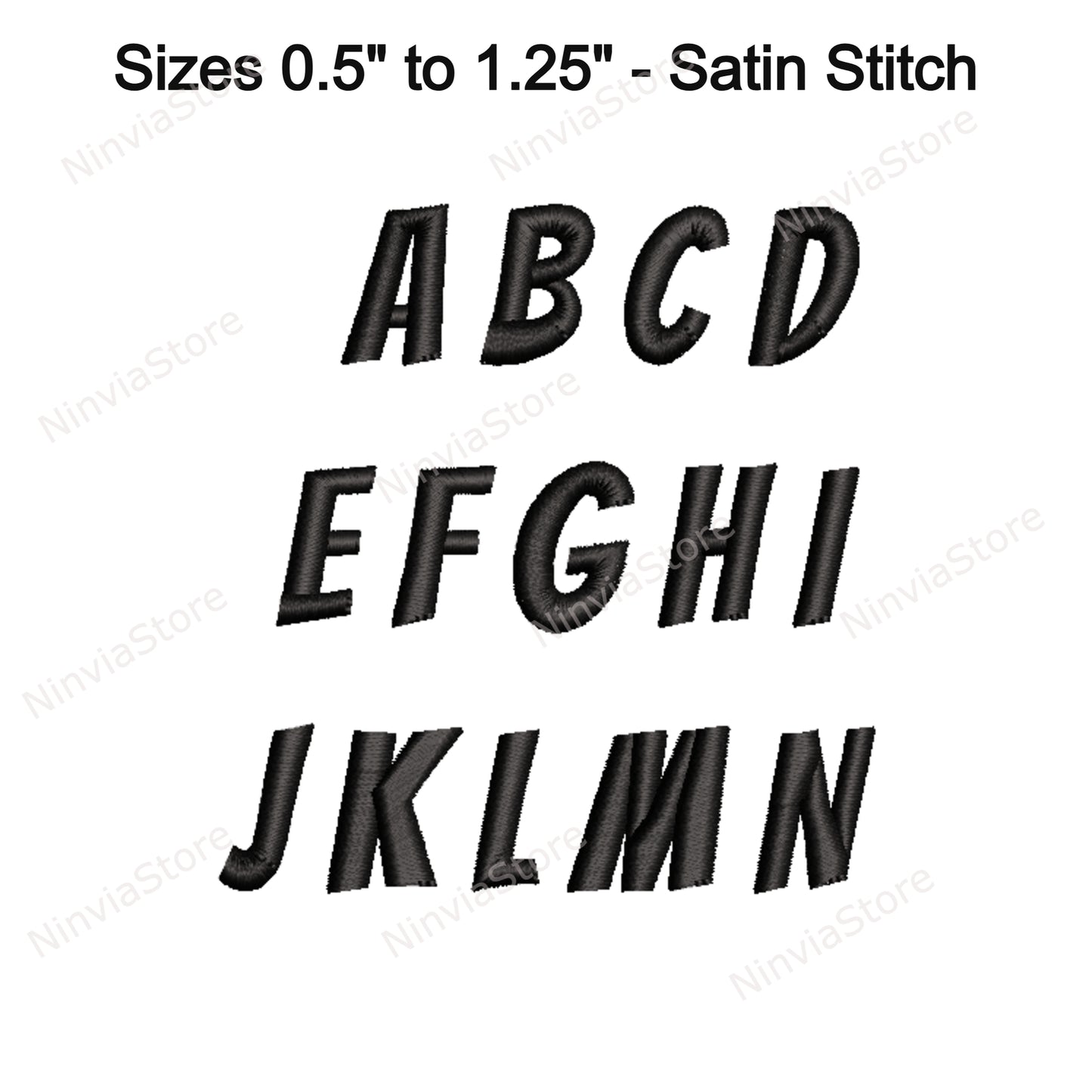 Calibri Maschinenstickschrift, 15 Größen, 8 Formate, BX-Schriftart, PE-Schriftart, Monogramm-Alphabet-Stickmotive