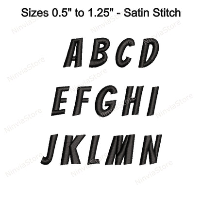 Calibri Maschinenstickschrift, 15 Größen, 8 Formate, BX-Schriftart, PE-Schriftart, Monogramm-Alphabet-Stickmotive