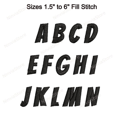 Calibri Maschinenstickschrift, 15 Größen, 8 Formate, BX-Schriftart, PE-Schriftart, Monogramm-Alphabet-Stickmotive