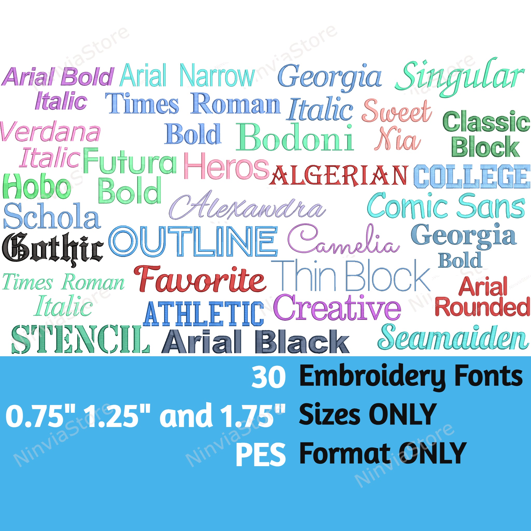 Pes Script Lettering Font PES Embroidery Font Bundles – NinviaStore