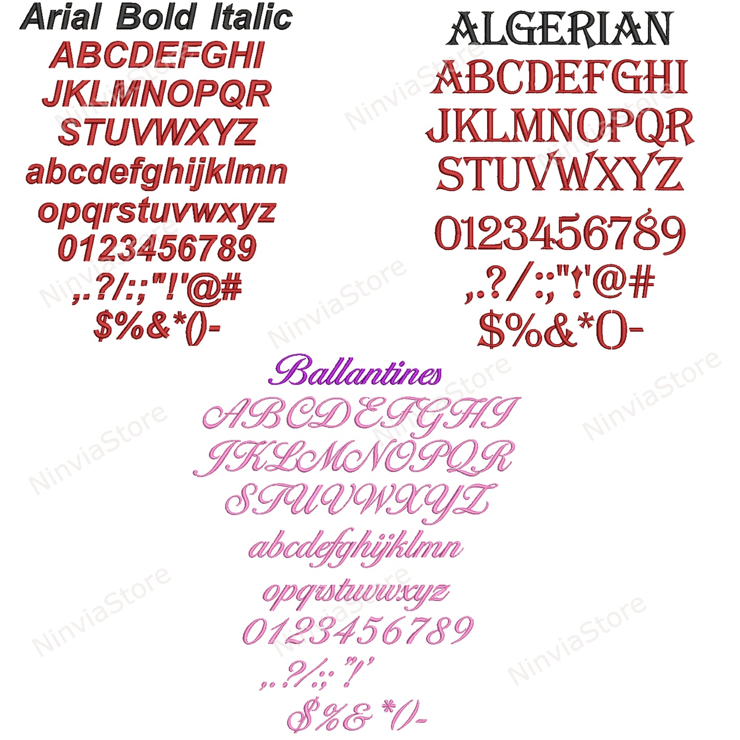 30 BX Embroidery Fonts 0.25" and 0.5" Sizes, Machine Embroidery Font BX, Alphabet Embroidery Design, BX fonts for Embroidery