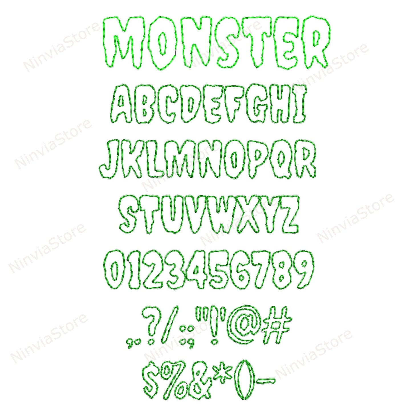 7 DST Bean Stitch Embroidery Fonts Bundle, Outline Run Stitch Machine Embroidery Font DST, Monogram Alphabet Broderie Design, College, Block DST police pour la broderie