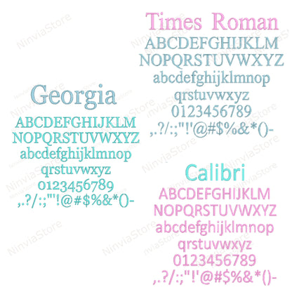 30 PES-Stickschriftarten in den Größen 0,25" und 0,5", Maschinenstickschrift PE, Alphabet-Stickdesign, PE-Schriftart für Stickereien, kleine Schriftarten