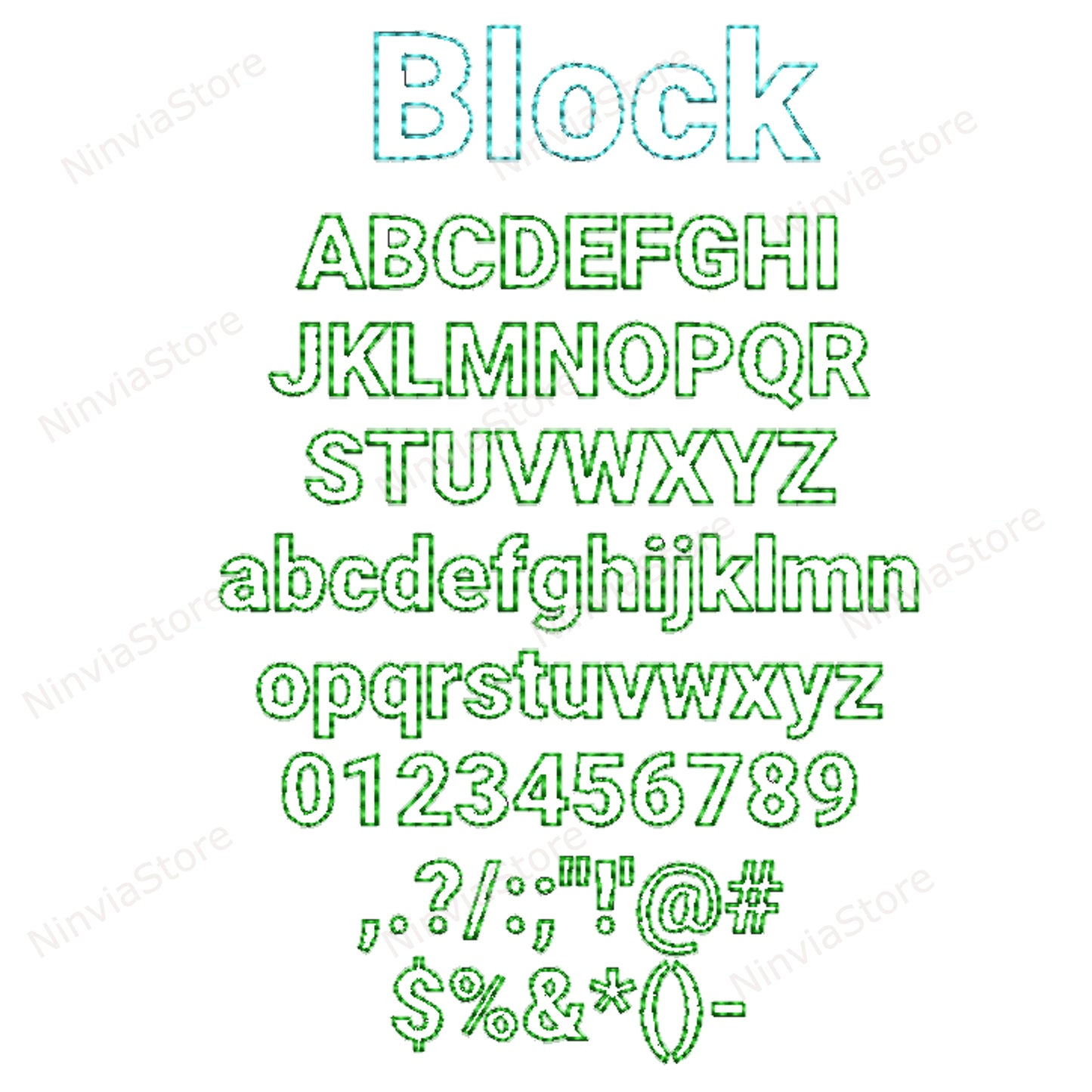 15 BX Block Embroidery Fonts Bundle, Machine Embroidery Font BX, Alphabet Embroidery Design, Block Monogram Font