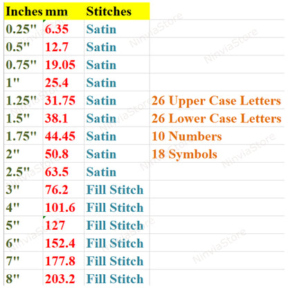 Police de broderie Machine Calibri, 15 tailles, 8 formats, police BX, police PE, motifs de broderie Monogram Alphabet