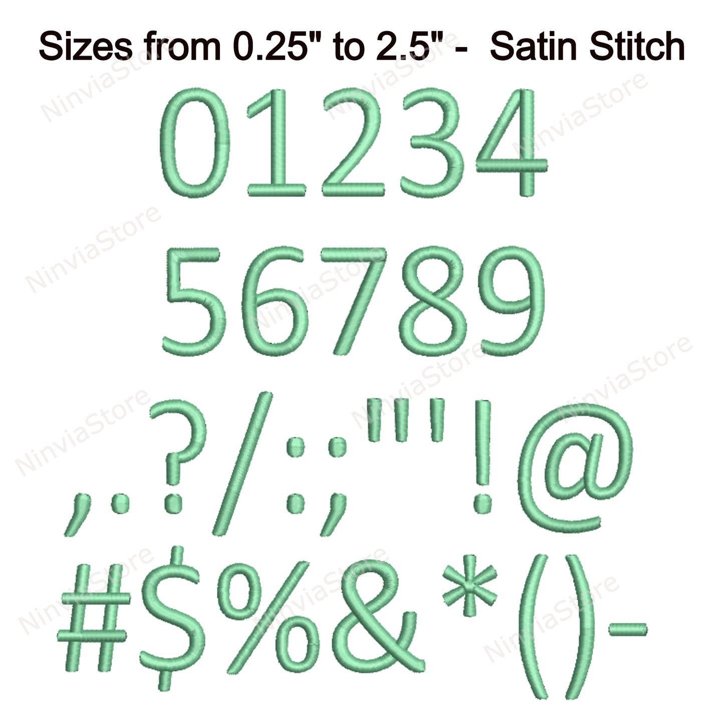 Calibri Machine Embroidery Font, 15 sizes, 8 formats, BX Font, PE font, Monogram Alphabet Embroidery Designs