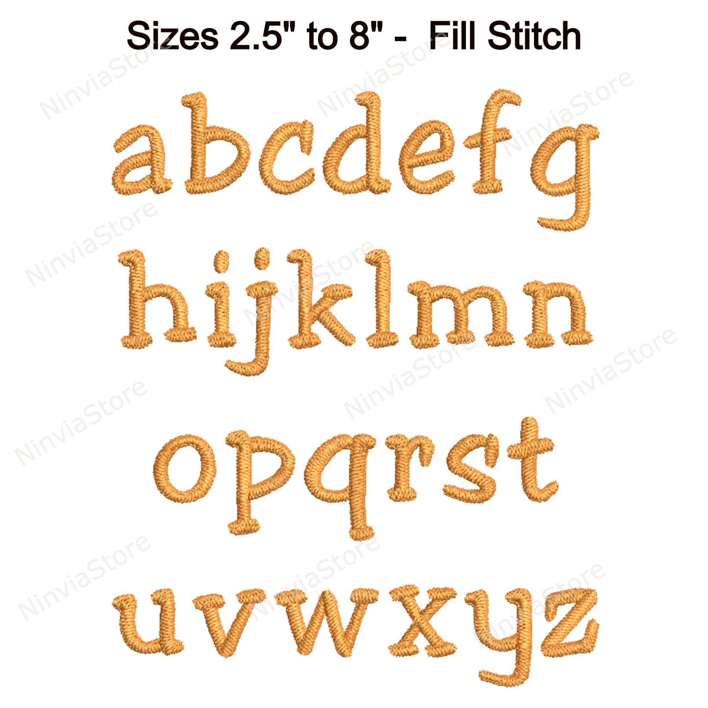 Casual Serif Machine Embroidery Font, 15 sizes, 8 formats, BX Font, PE font, Monogram Alphabet Embroidery Design