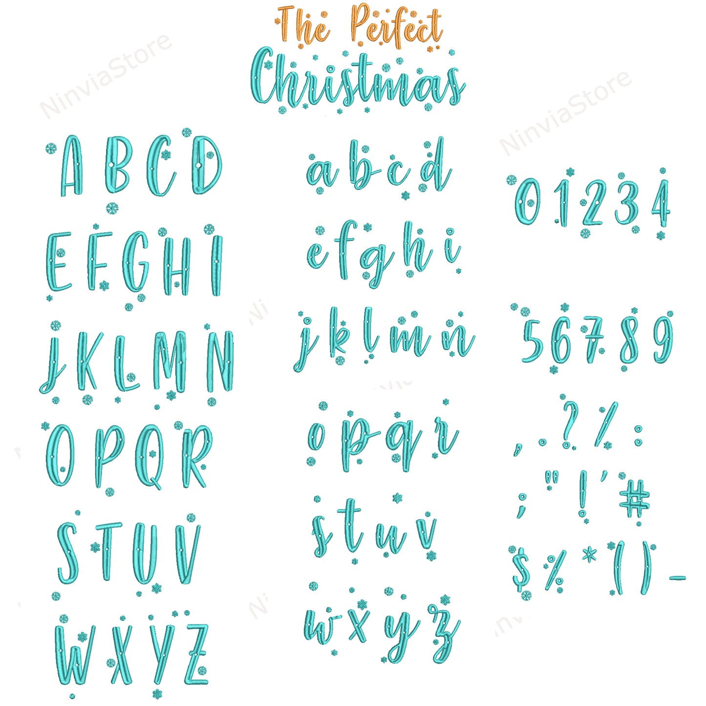 4 Christmas BX Embroidery Font Bundle, Holiday Font bx, Alphabet Embroidery Design, Machine Embroidery Font BX