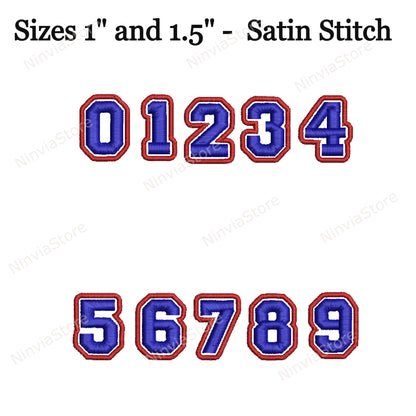 2 Color College Machine Embroidery Font, Varsity BX Font, PE font, Monogram Alphabet Embroidery Designs