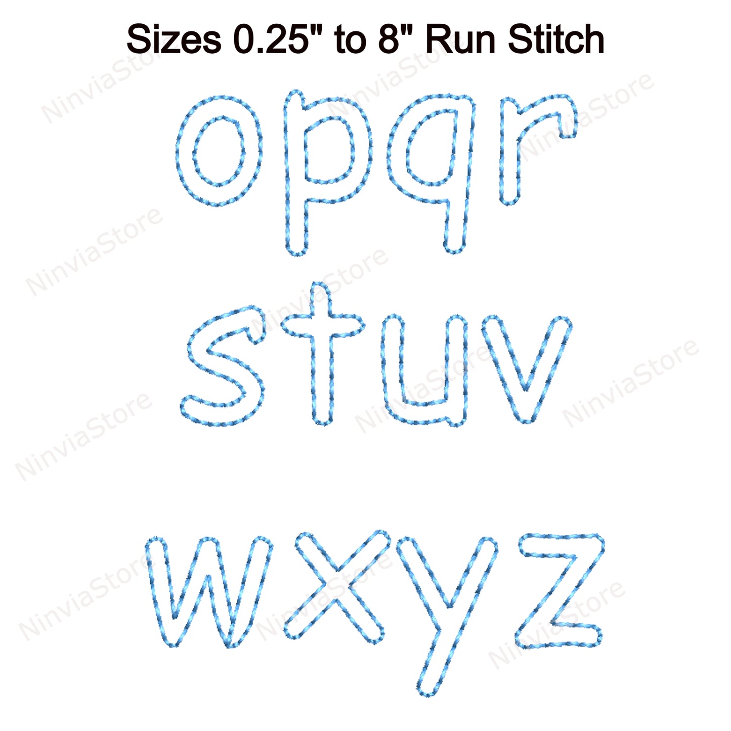 Comic Sans Outline Bean Stitch Maschinenstickschrift, 15 Größen, 8 Formate, Run Stitch Comics BX-Schriftart, PE-Schriftart, Monogramm-Alphabet-Stickmotive