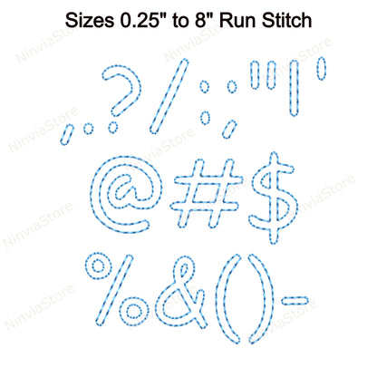 Comic Sans Outline Bean Stitch Maschinenstickschrift, 15 Größen, 8 Formate, Run Stitch Comics BX-Schriftart, PE-Schriftart, Monogramm-Alphabet-Stickmotive