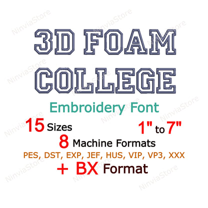 Bloc de police de broderie machine, 15 tailles, 8 formats, police BX, police PE, motifs de broderie Monogram Alphabet