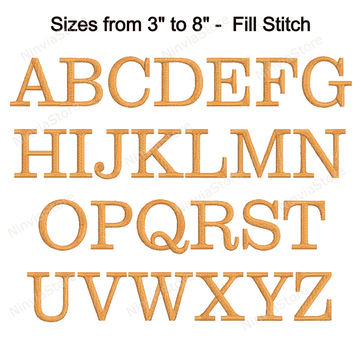 Creative Machine Embroidery Font, 15 sizes, 8 formats, BX Font, PE font, Monogram Alphabet Embroidery Designs