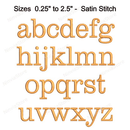 Creative Machine Embroidery Font, 15 sizes, 8 formats, BX Font, PE font, Monogram Alphabet Embroidery Designs