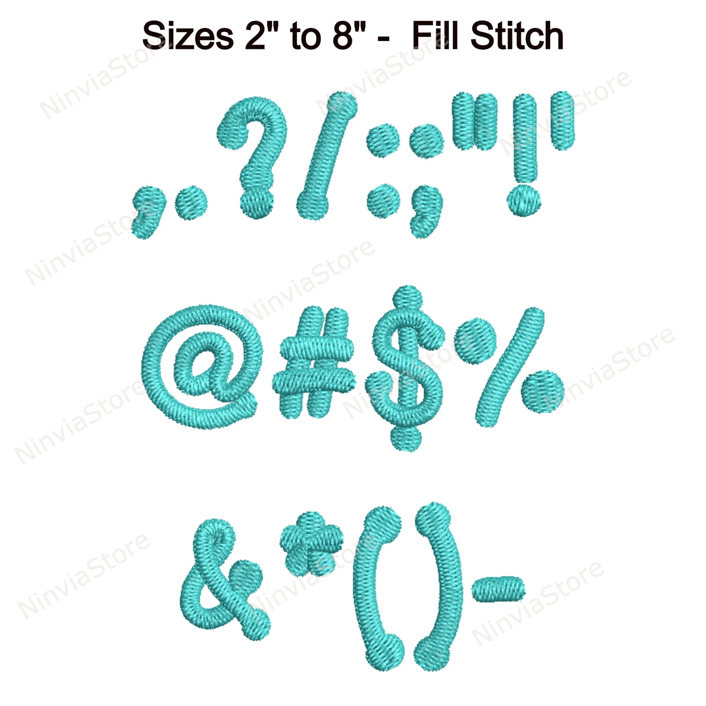 Dotty-Dot Machine Embroidery Font, 14 sizes, 8 formats, BX Font, PE font, Monogram Alphabet Embroidery Designs